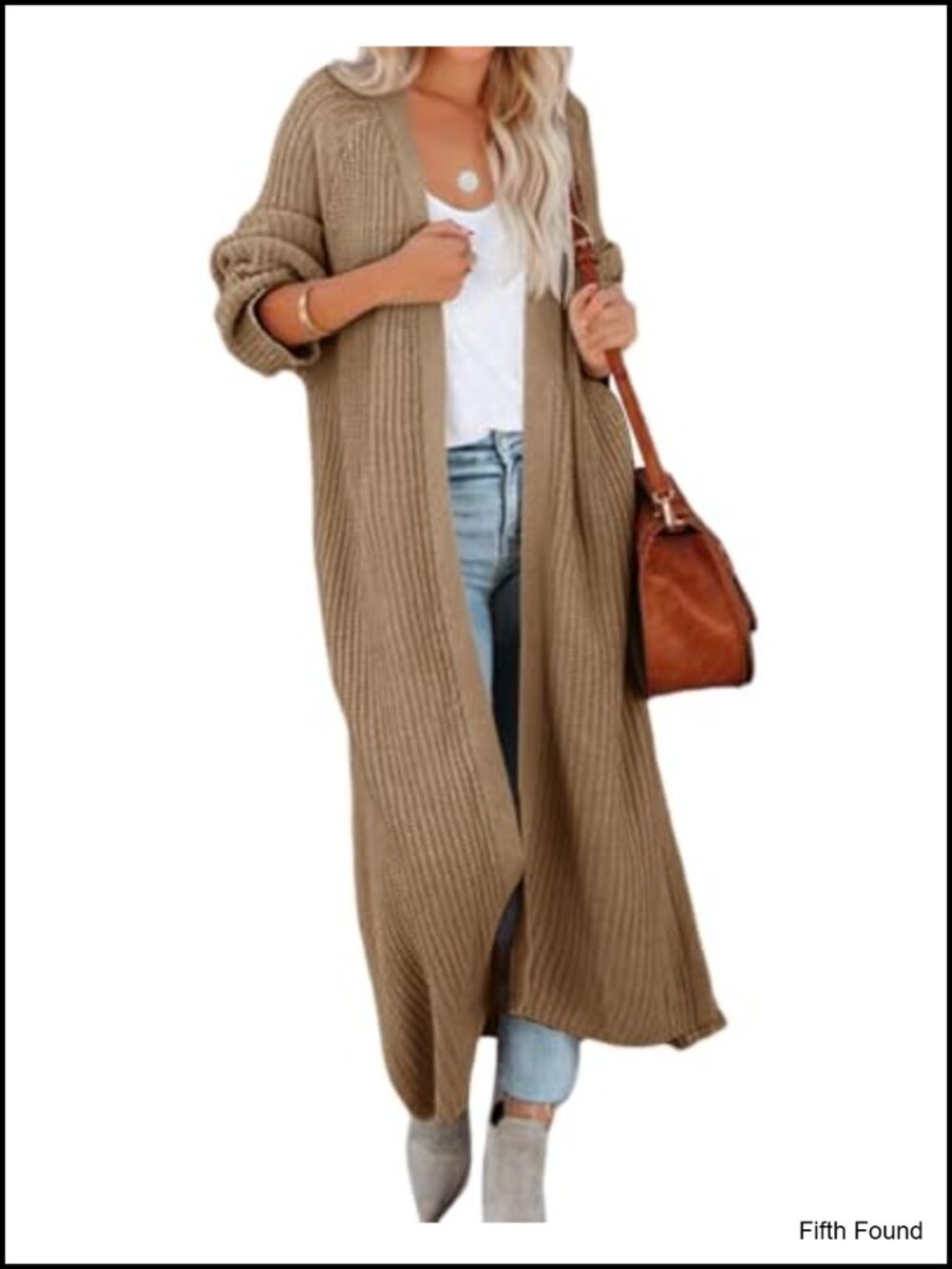Womens Chunky Cable Knit Long Cardigan Open Front Maxi Duster Sweater